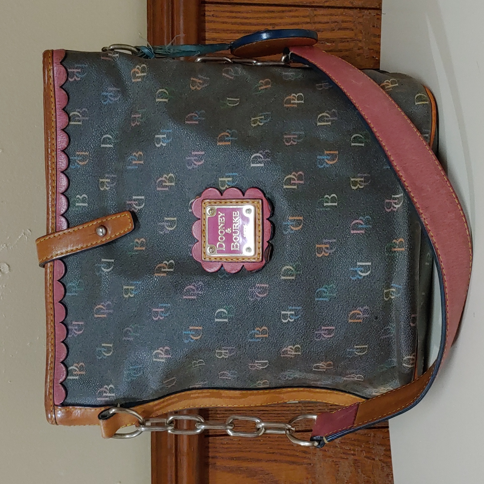 Dooney & Bourke Leather Large Bucket Shoulder Bag